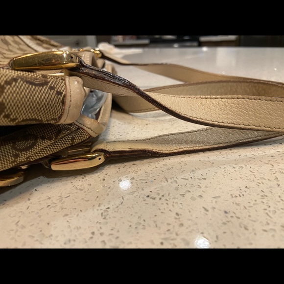 Gucci canvas hobo purse - Picture 9 of 11